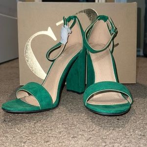 Charlotte Russe green heels